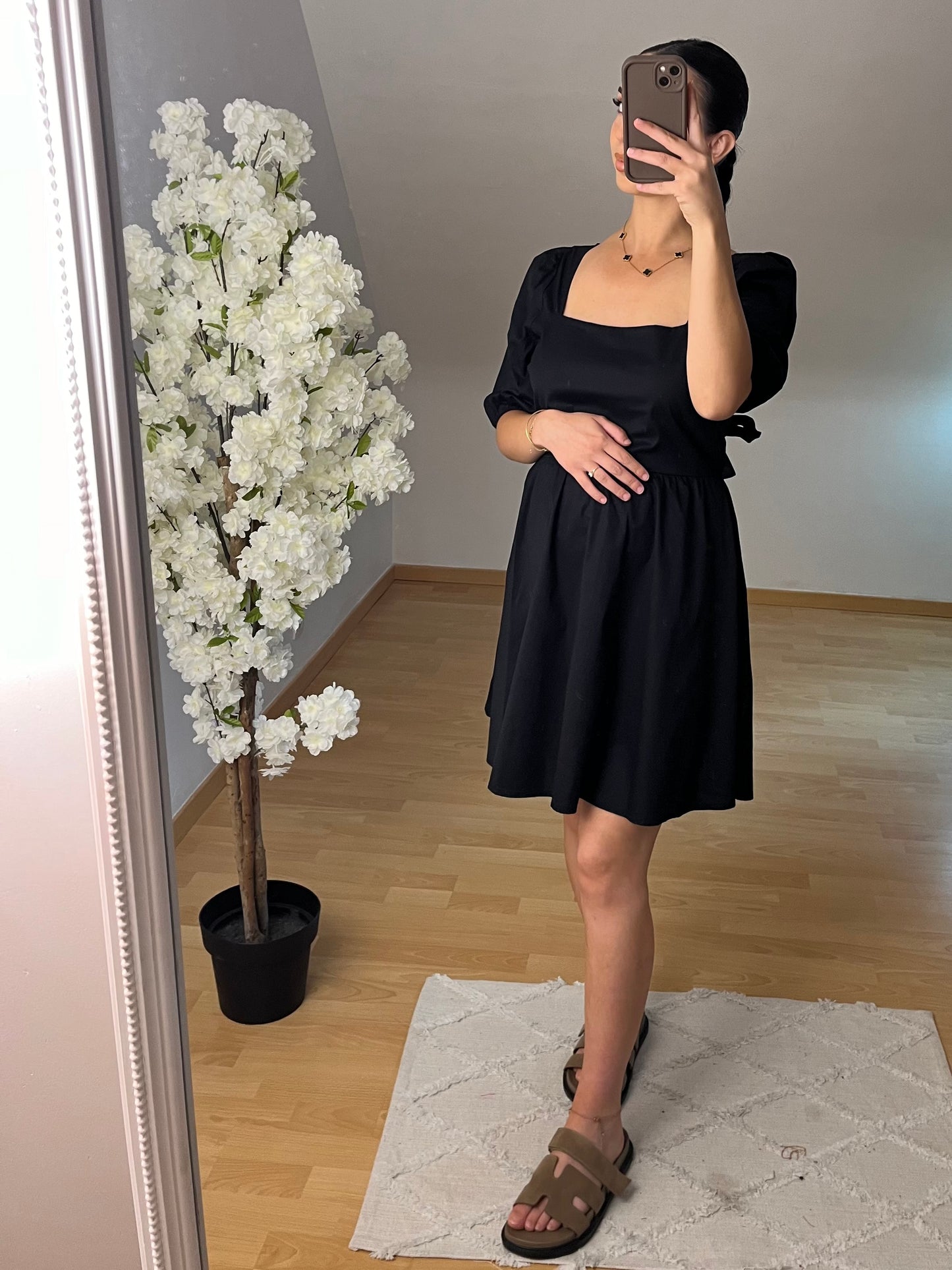 Robe alba noir