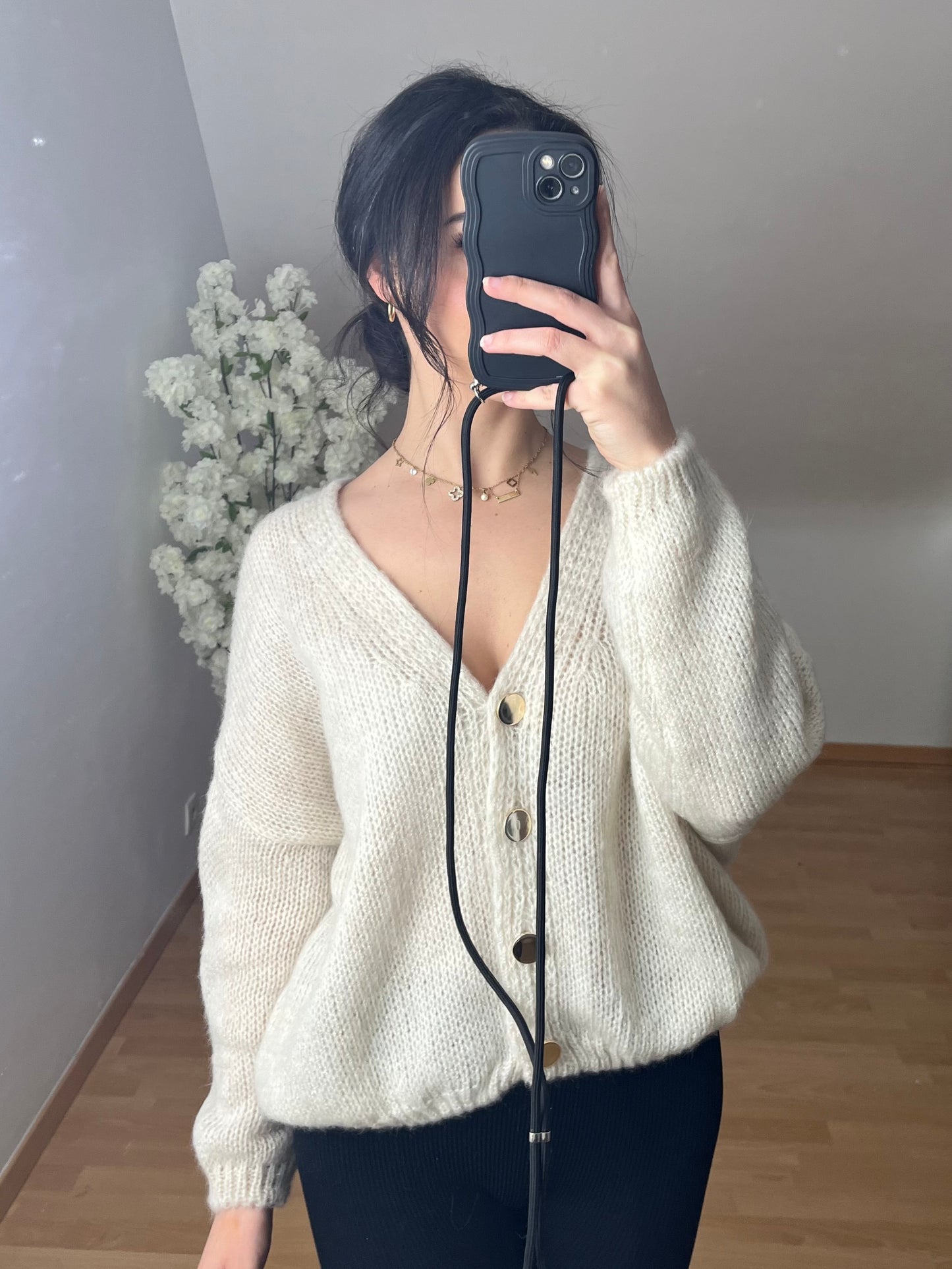 Gilet tout doux beige