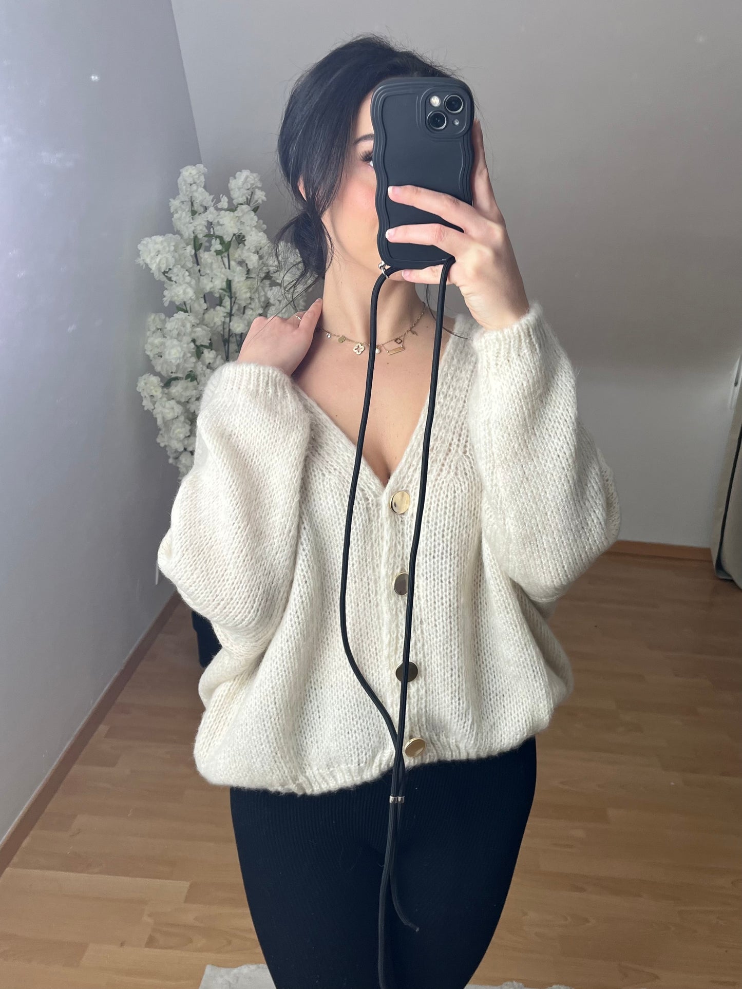 Gilet tout doux beige