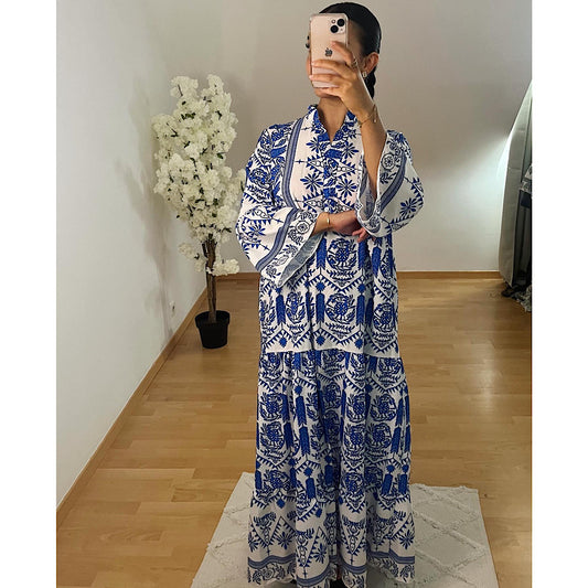 Robe Santorini Bleu