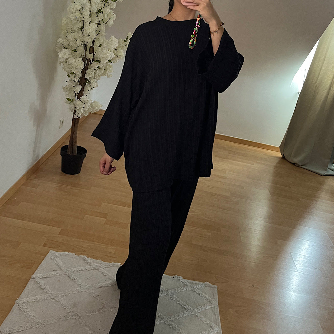 Ensemble oversize noir