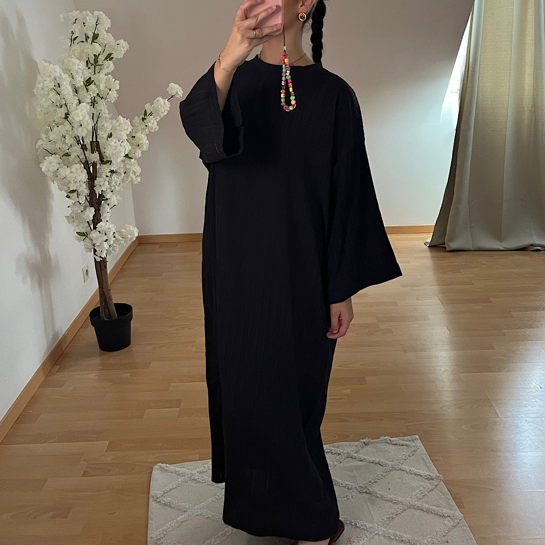 Robe oversize noir