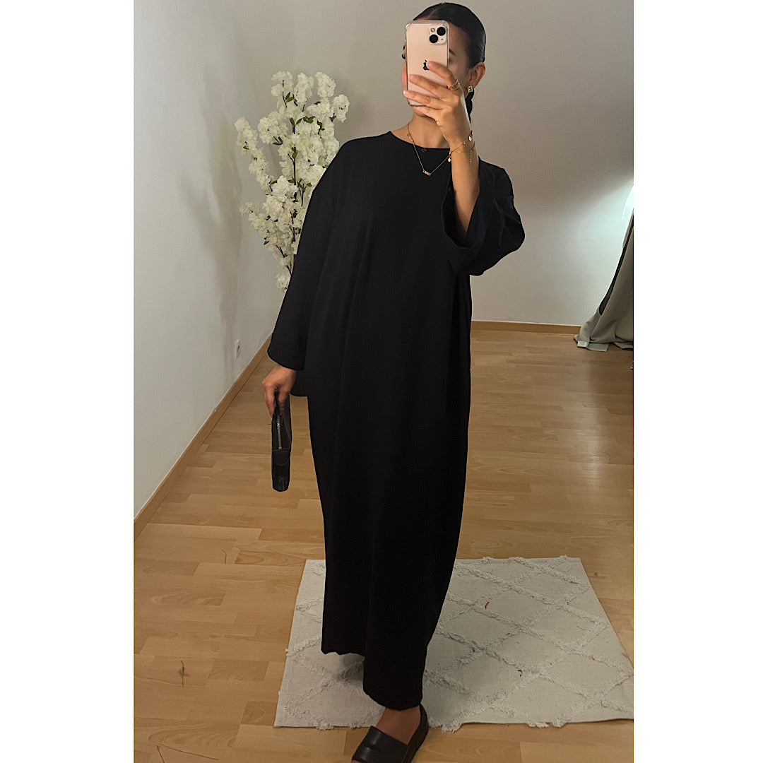 Robe t shirt noir