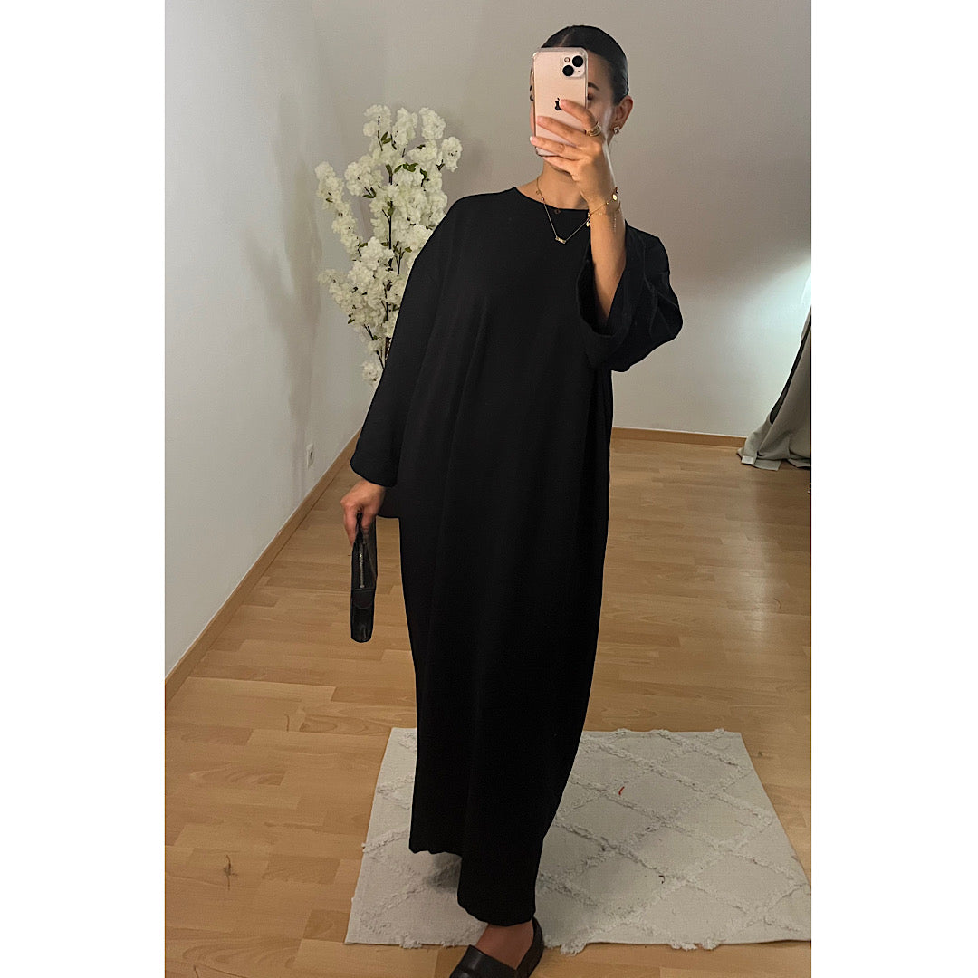 Robe t shirt noir