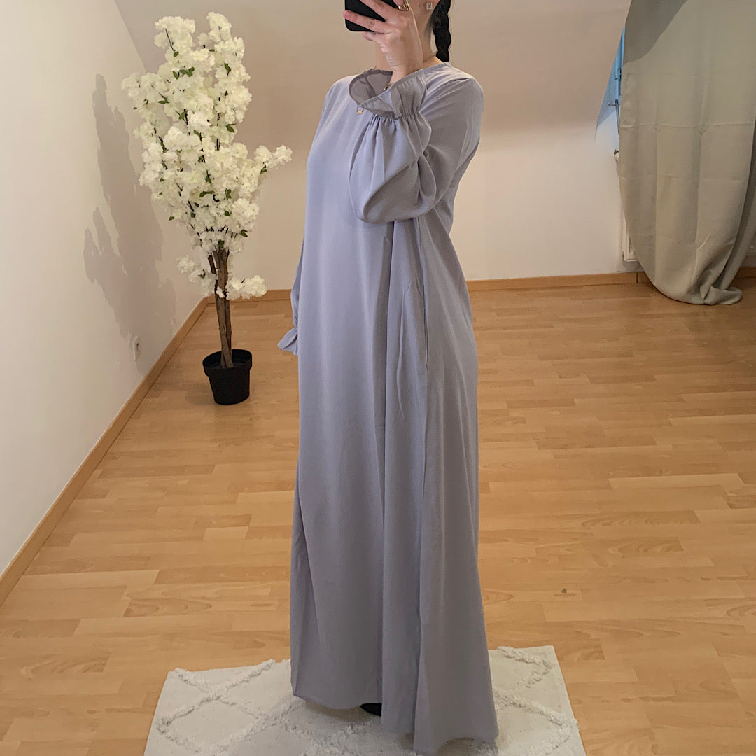 Robe/Abaya grise