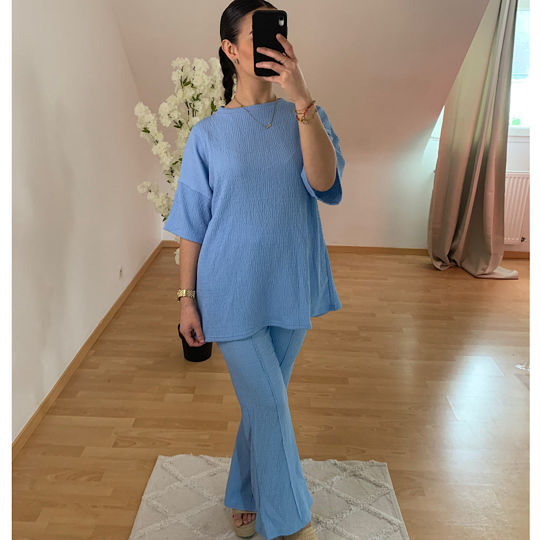 Ensemble Léa bleu bébé